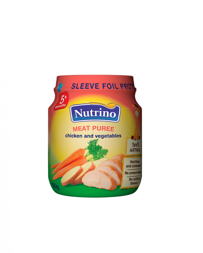 Nutrino mesni pire - piščanec z zelenjavo - Merit